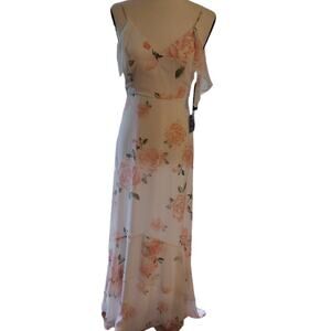 take you there ivory floral print maxi dress Dresses | Banana Republic Brown Long Sleeve prom grown